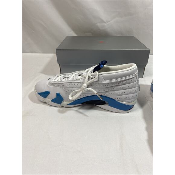 Nike Air Jordan 14 XIV Low '99 136019-101 Obsidian-Columbia Blue Size 12 NEW - Picture 8 of 13